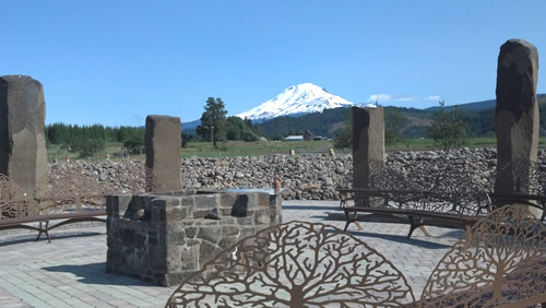 Mt. Adams behind the Stone Circle